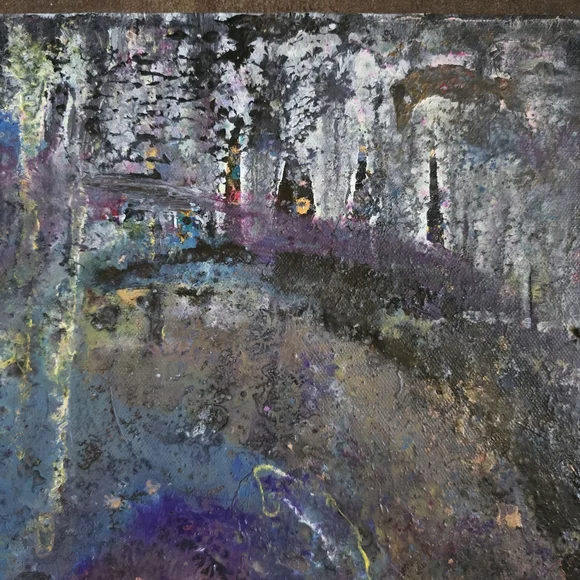 HANDCRAFTED Abstract Painting HANDPAINTED & HANDMADE Wall Art Decor 24x30